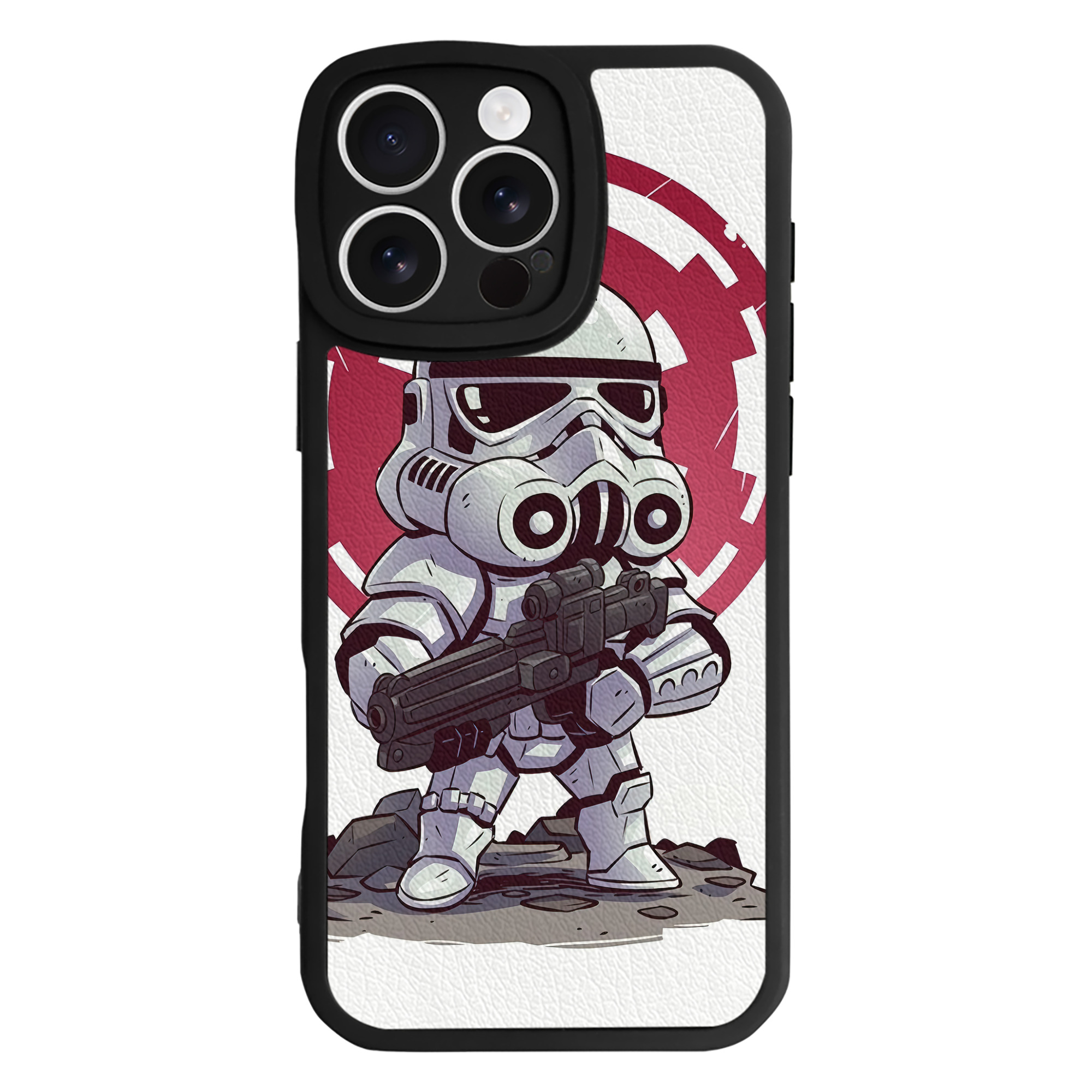 （画像用） スター・ウォーズ Star Wars 【iPhone 16シリーズ対応】シリコンスマホケース（レザー調） 材質：シリコン